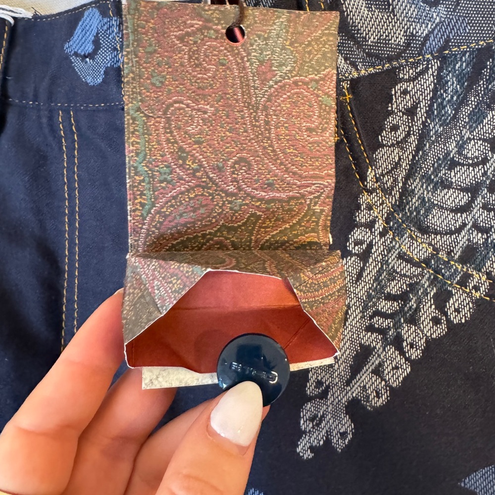 Etro jacquard denim pants - Picture 12 of 14
